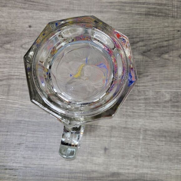 Spuds MacKenzie 1987 Clear Glass Thumbprint 32 oz. Party Animal‎ Beer Stein - Picture 6 of 8